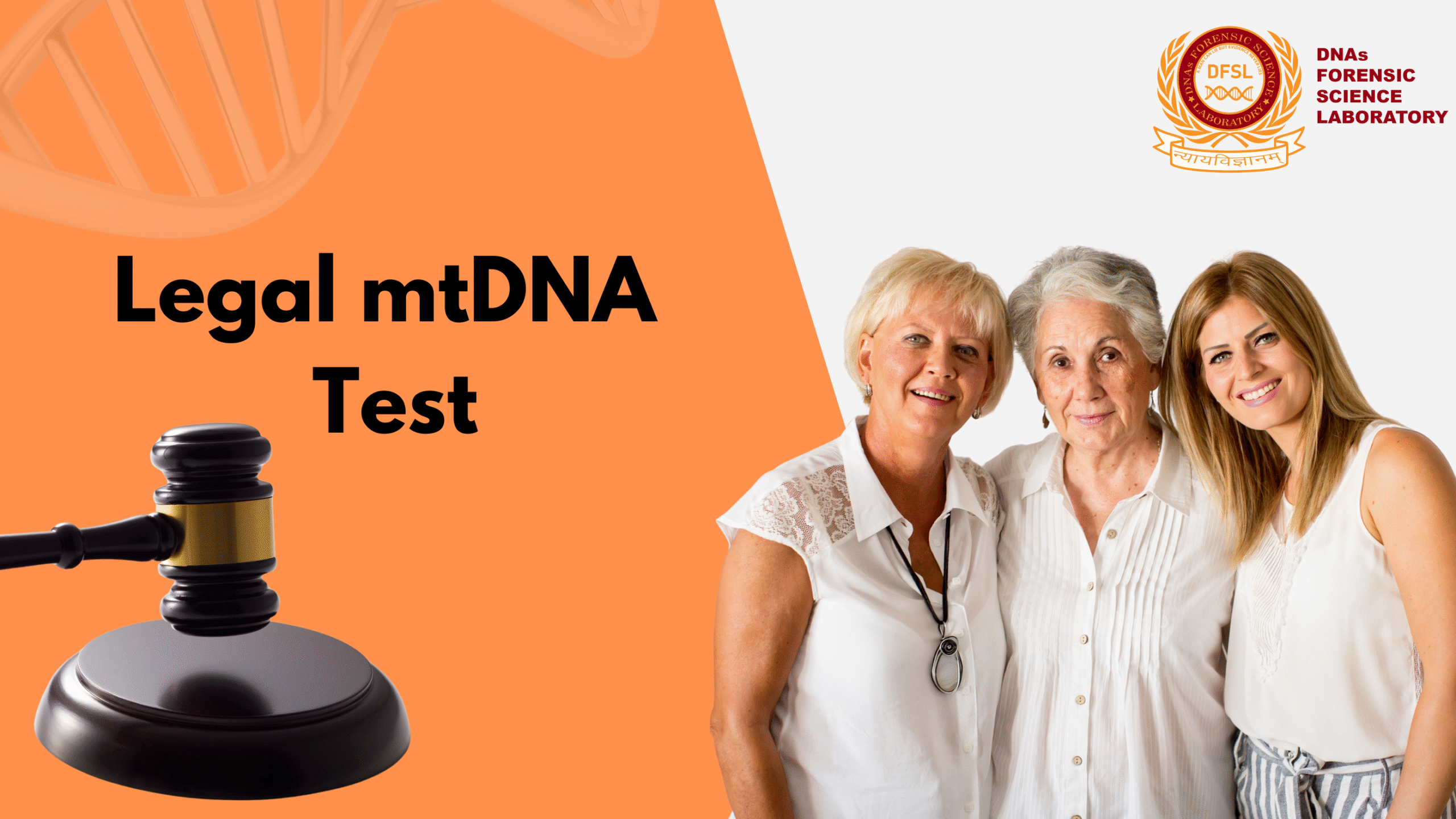 Legal mtDNA Test for Maternal Lineage – Court Approved DNA