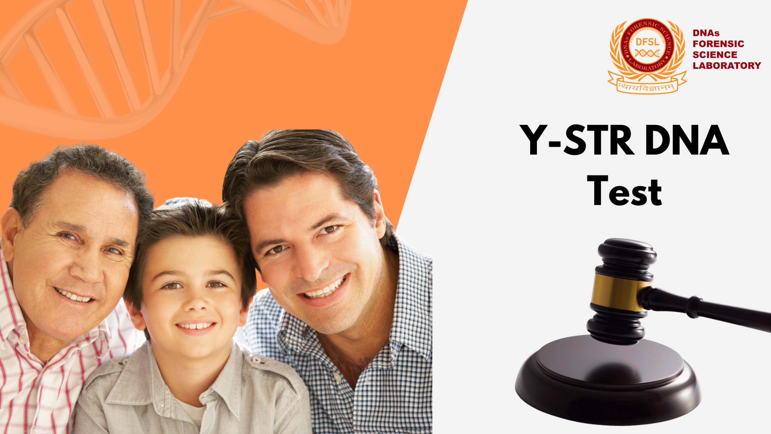 Legal Y-STR DNA Test for Paternal Lineage – Court Admissible
