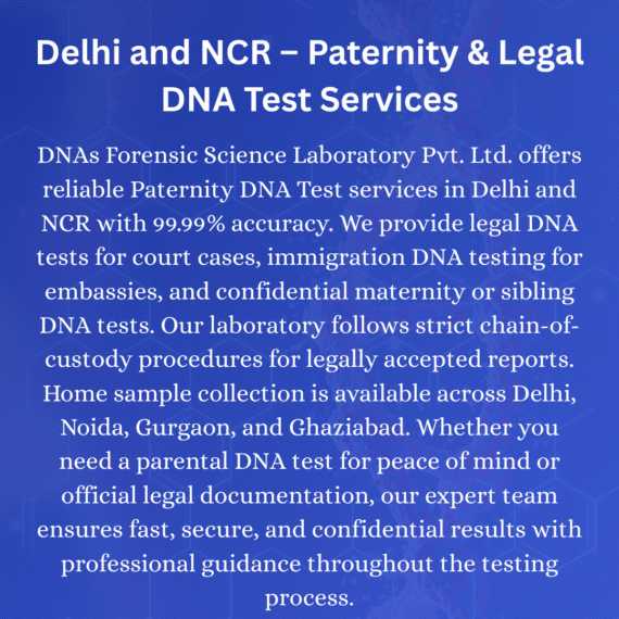 DNA Test in Delhi and NCR